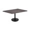 Holland Bar Stool Co 30" Tall OD214 Black Table Base 22" Diameter Foot 30" x 48" Charcoal Top by the HollBar Stool Co. OD214-2230BWOD3048Char - alternate 1
